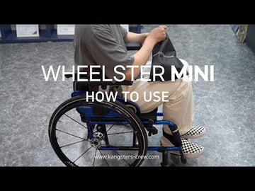 Wheelster MINI : portable wheelchair cleaning device